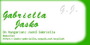 gabriella jasko business card